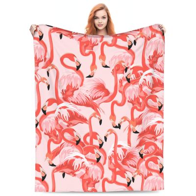 VODRM Pink Flamingo Blanket, 40 x 50 in