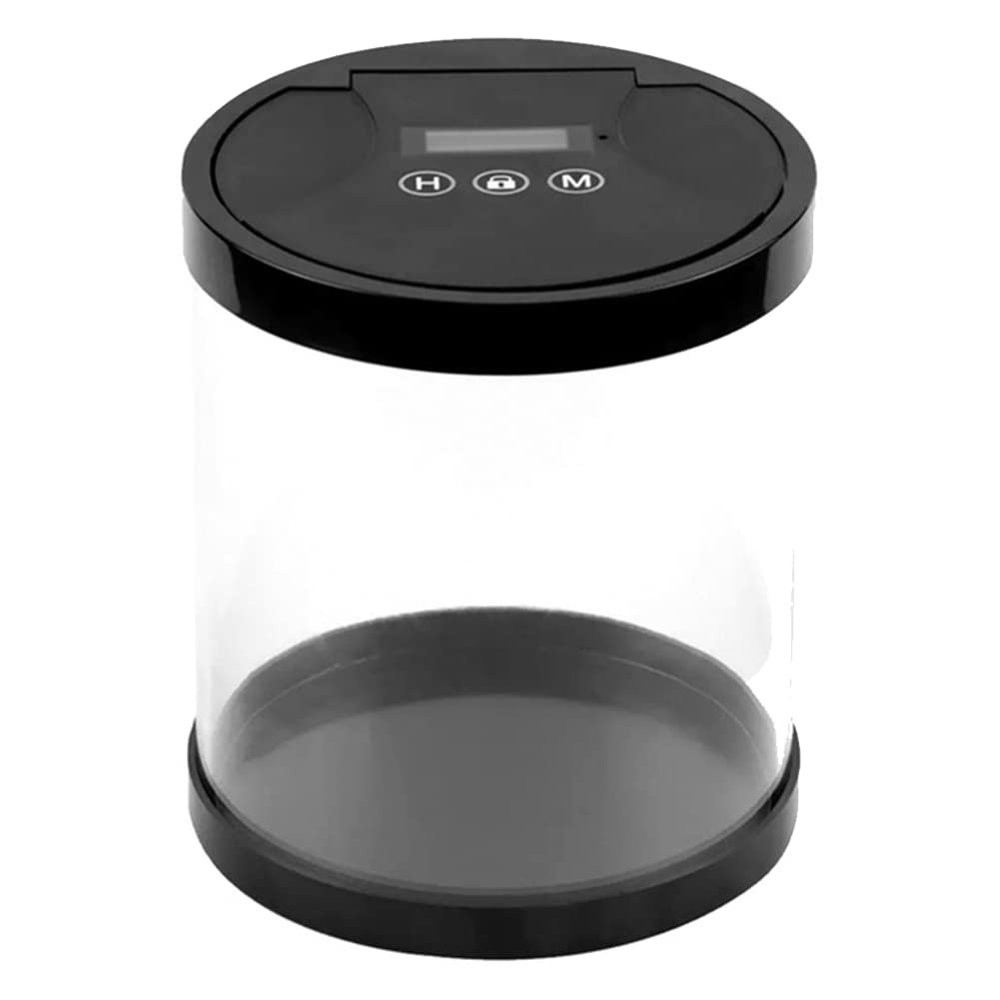 Seprendi Electronic Time Lock Box, Multifunctional Container, Black