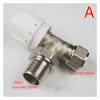 HEXEH Manual Radiator Valve, Thermostat, Temperature Control Valve, Corner Valve (Size: C) view 2