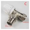 HEXEH Manual Radiator Valve, Thermostat, Temperature Control Valve, Corner Valve (Size: C) view 4