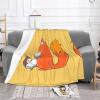 Sunflower Seed and Fox Throw Blanket, Warm Ultra-Soft Micro-Fleece, 127 x 101.6 cm view 2