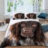 MEVASA Münsterländer Dog Duvet Cover Set, 3-Piece, 3D Print view 2