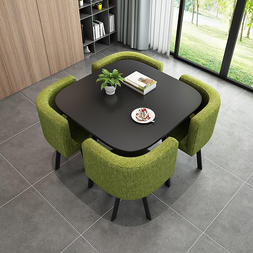 5-Piece Dining Table and 4-Chair Set