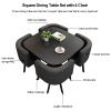 5-Piece Dining Table and 4-Chair Set view 2