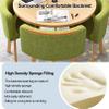 5-Piece Dining Table and 4-Chair Set view 4