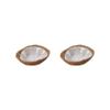 Leisurealeaneag 2-Piece Set of 20 cm Round Coconut Fiber Hanging Basket Liners, Brown view 1
