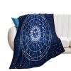 NIBABA Twelve Constellations Night Sky Plush Throw Blanket, 60 x 80 in (150 x 200 cm) view 1