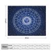 NIBABA Twelve Constellations Night Sky Plush Throw Blanket, 60 x 80 in (150 x 200 cm) view 2