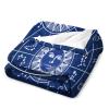 NIBABA Twelve Constellations Night Sky Plush Throw Blanket, 60 x 80 in (150 x 200 cm) view 3