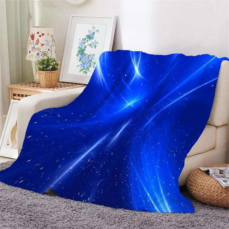 Cozy Blanket 150 x 200 cm, Blue Starry Sky