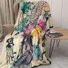 Dream Catcher Art Printed Flannel Sherpa Throw Blanket, 152 x 203 cm view 2