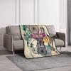 Dream Catcher Art Printed Flannel Sherpa Throw Blanket, 152 x 203 cm view 4