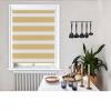 Double Roller Blind, No-Drill Mounting, Blackout, 60 x 180 cm, Heat Protection, Energy-Saving, Sand Yellow view 1