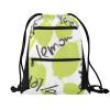FRODOTGV Green Lime Lemon Fruit Drawstring Backpack with Mesh Pockets view 1
