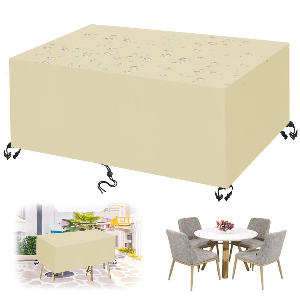 LRHRHR Garden Furniture Cover, Beige, 100 x 70 x 75 cm