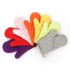 Oven Mitts, 1 Pair, Heat-Resistant, with Hanging Loop, Black view 4