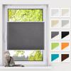 BelleMax No-Drill Pleated Blind, Anthracite, 35 x 100 cm view 1