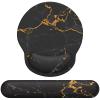eulps Mouse Pad with Wrist Rest, Memory Foam Keyboard Wrist Rest and Gel Wrist Rest Set view 1
