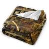 Retro Saw Gear Microfiber Throw Blanket view 2