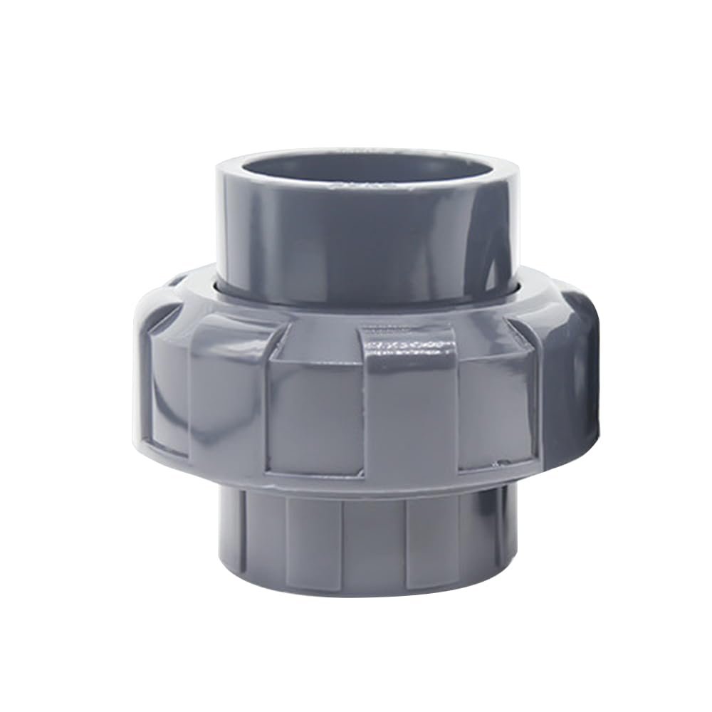 TopHomer PVC Union Coupling, Slip Connector Adapter, DN50 / 2 in