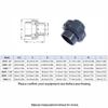 TopHomer PVC Union Coupling, Slip Connector Adapter, DN50 / 2 in view 3