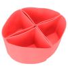 UPQRSG 4-in-1 Silicone Slow Cooker Liner for 6-Liter Pots, Red view 1