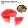 UPQRSG 4-in-1 Silicone Slow Cooker Liner for 6-Liter Pots, Red view 2