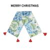 Hydrangea Watercolor Print Linen Table Runner, Christmas & Halloween Tablecloth, One Size view 3