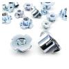 20-Pack M5 × 6 mm Thickened Steel Four-Prong T-Nuts for Wood view 3