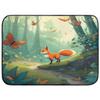 WowPrint Cute Cartoon Forest Fox Area Rug, 58 x 80 in, Washable Non-Slip Rug view 2