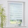 Clamp-Fit Dual Roller Blind, No-Drill Installation, 60 x 210 cm, Pastel Blue view 1