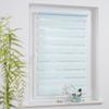 Clamp-Fit Dual Roller Blind, No-Drill Installation, 60 x 210 cm, Pastel Blue view 3