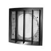 H&C VENT Square Ventilation Grille 190 x 190 mm with Insect Screen & Slats, 125 mm, Anthracite view 4