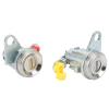Door Lock Cylinder Set for Driver and Passenger Sides with Key 69051 12340, Replacement for 1993–1997, Door Lock Cylinder 69052?12370 view 1