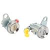 Door Lock Cylinder Set for Driver and Passenger Sides with Key 69051 12340, Replacement for 1993–1997, Door Lock Cylinder 69052?12370 view 2