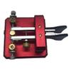 Loufy Automatic Morse Code Dual-Lever Telegraph Key, CW Paddle for Amateur Radio, Red view 2