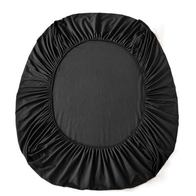 Generic Mattress Protector, Cotton Fabric, Black, 160 x 200 x 12 cm