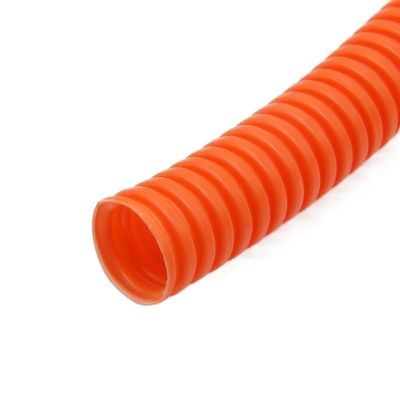 Cable Sleeve 1/5/10 m, PP-Insulated Corrugated Wire Sleeve, Plastic Protective Tube, 7.5–34.5 mm (Color: Orange Closure, Size: OD 11.6 x ID 8 mm, 1 Meter)