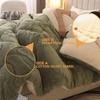 UE-MAOLU Winter Comforter, Warm Quilted Lamb-Cashmere Blanket, Color C, 150 x 200 cm, 4 kg view 4