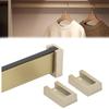Adjustable Aluminum Closet Rod, Gold, 115 cm view 1
