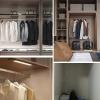 Adjustable Aluminum Closet Rod for Jackets and Bedding, Gold, 90 cm view 2