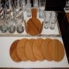hausleben 12-Piece Round Coaster Set | 11.5 x 11.5 x 7 cm | Natural Bamboo | Eco-Friendly | Table Decor | 2 x 6 Coasters view 4
