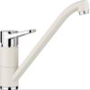 BLANCO WEGA II Kitchen Faucet, Soft White/Chrome, High Pressure view 1