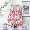 BIGXIUKA Japanese Cherry Blossom Bathroom Towels, Red Sakura, 2-Piece Set view 4