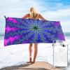 ESASAM Purple Photo in Tie-Dye Quick-Dry Towel view 1