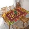 ROOZEE Happy Thanksgiving Printed Rectangular Tablecloth, 152 cm, Polyester, Waterproof view 1