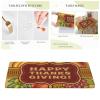 ROOZEE Happy Thanksgiving Printed Rectangular Tablecloth, 152 cm, Polyester, Waterproof view 3
