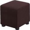 Ottoman and Stool Cover, 40x40/50x50/60x60 cm, Stretch Cover for Square or Rectangular Footstools, #4 85x85 cm view 1