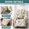 ELYSYSRL 4-Piece Stretch Recliner Slipcover with Pockets, Washable, Colorful #33 view 3