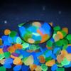 Glow-in-the-Dark Pebbles for Aquariums and Gardens, 100/200/300 Pieces view 2